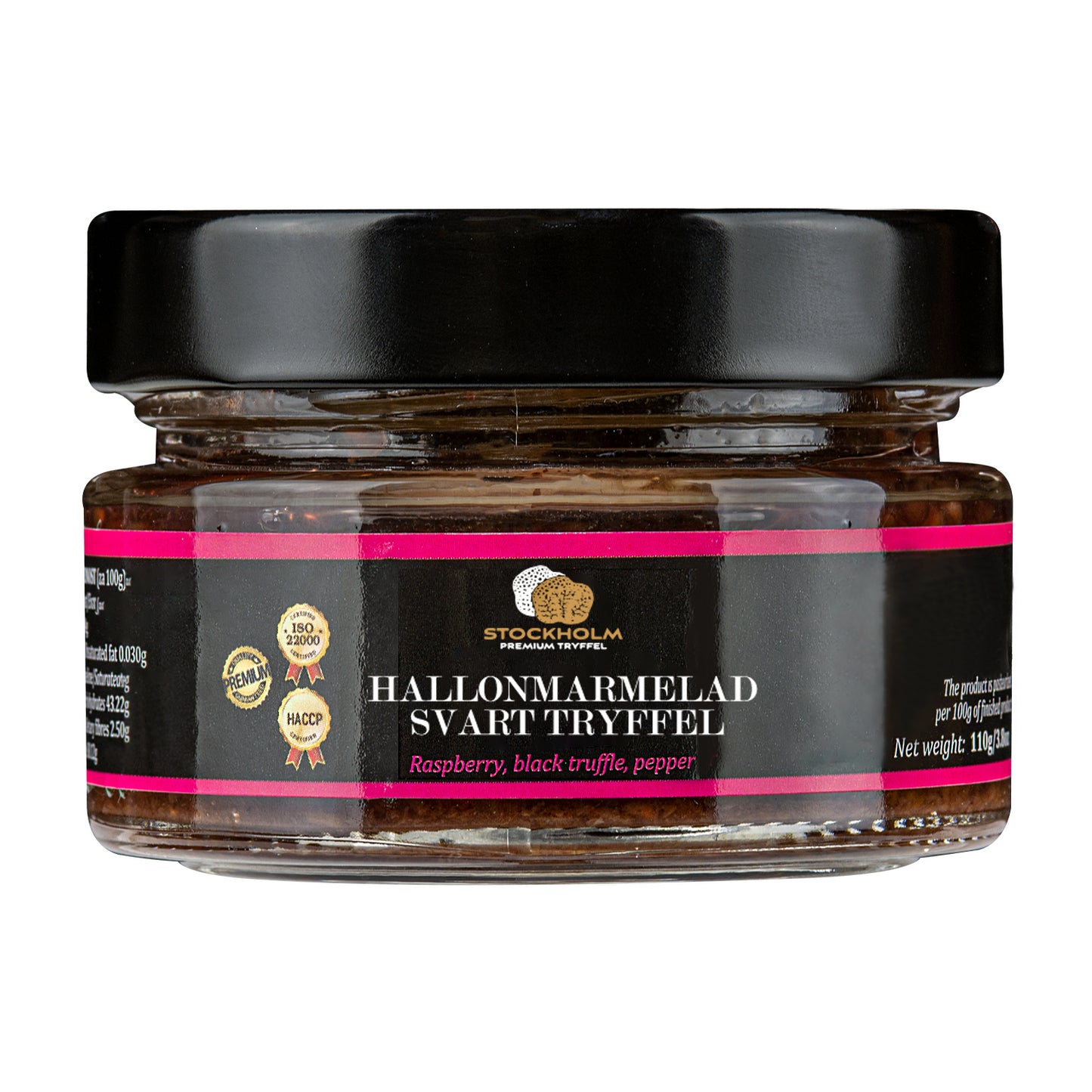 Hallonmarmelad med Svart Tryffel